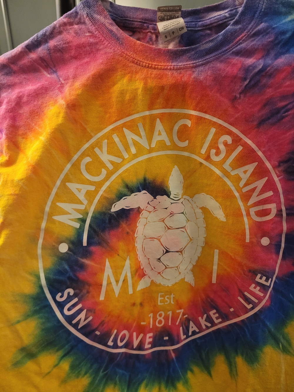 Mackinac Island Tie-Dye Kids T-Shirt - Multicolor